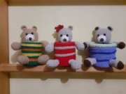 Miś  kubek szydelkiem robiony 