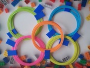 Gra w klasy zestaw koło do skakania kolorowe obręcze dzieci 