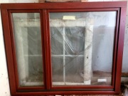 okno drewniane 175x143 cm dwuskrzydłowe szyba zespolona podwójna