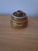 Stara cukiernica Pruszków kratka brązowa vintage ceramiczna