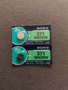 Baterie do zegarka Sony 371 SR920SW Silver Oxide 1.55V - 2 sztuk