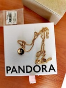 Pandora Złoty Naszyjnik z otwieranym medalionem Prezent na Walentynki S925