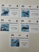 Burundi   2012 wieloryb  komplet  CIĘTYCH bloczków idealna pozycja