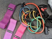 Zestaw gum oporowych + materiałowe Elvire Sport