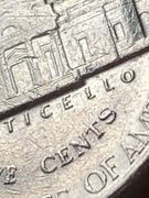 Jefferson Nickiel 1995 D Mint Mark .Error coin AU