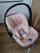 Cybex Cloud T Plus I-Size fotelik samochodowy nosidełko peach pink różowy 