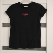 Reserved fajna bluza t-shirt czarny xs