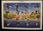 !!! BIAŁORUŚ PTAKI KACZKI - PIĘKNA SERIA W arkuszu CZYSTE** !!! 