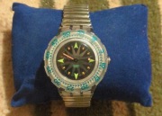 Swatch Scuba 200 branzolete rozciągliwa jest bateria 