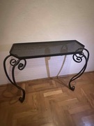 Konsola Metalowa Czarna