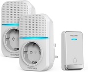 Bezprzewodowy Dzwonek do Drzwi Bez Baterii IP65 2 Odbiorniki 860