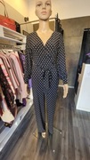 RALPH LAUREN KOMBINEZON DAMSKI CZARNY W GROCHY GROSZKI 36 S