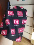 Czarny, cienki komin, szalik dziecięcy uniwersalny