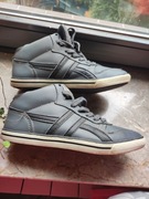 obuwie buty skórzane sportowe sneakersy adidasy trampki szare czarne 