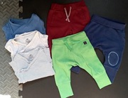 3x body hm + 3x spodnie rozmiar 62