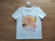 PRIMARK NOWA KOSZULKA BIAŁA Z KWIATAMI ROZMIAR 140 T-SHIRT