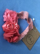 Opaska dla dziewczynki na chrzest,sesję zdjęciową