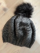 Czapka damska cekiny pompon Kenneth Cole Reaction