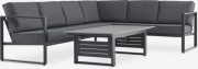 WYPRZEDAŻ zestaw ogrodowy Vonge 6 miejsc narożnik kanapa ogrodowa 