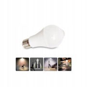 Żarówka LED 12 W z czujnikiem zmierzchu i ruchu