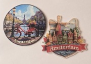 Magnes na lodówkę akrylowy Holland Holandia Amsterdam 2szt.(44)