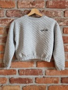 szara pikowana krótka bluza * PRIMARK