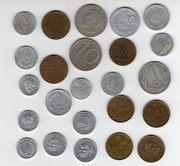 Polska. Monety obiegowe 24szt. (bardzo bogata kolekcja 1949-1990r.)