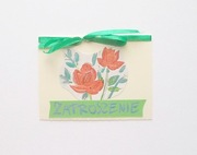 kwiaty zaproszenie, czerwone róże zaproszenie, puste zaproszenie