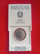 Włoch, 500 L, Srebro 835, 1985r., Mennicza !!!