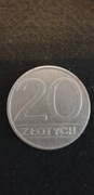 Moneta 20 zł złotych 1985 rok 