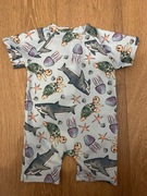 Strój kąpielowy kombinezon niemowlęcy do pływania ŻÓŁWIE REKINY 74-80 6-12m