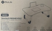 Składany stolik pod laptopa Mulin – czarny