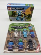 Zestaw klocków my world seria minecraft figurki