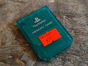 KARTA PAMIĘCI PLAYSTATION SCPH-1020 ZIELONA #1 