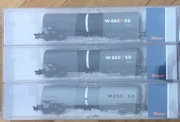 Roco 6600143 - set 3 cystern Wascosa nowe H0