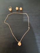 #1034 Piękny komplet biżuterii damskie vintage