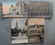 Pocztówki 1 wojenne 206 dyw piechoty feldposty zestaw