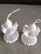 ANIOŁKI SZYDEŁKOWE RĘCZNIE ROBIONE 2 szt (10)