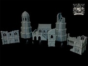 Zestaw Gondor Osgiliath tereny do gry bitewnej makiety lotrsbg mesbg
