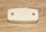 Łącznik wyłącznik kołyskowy przelotowy 2.5A 250V, biały WP-8A na kabel, PRL
