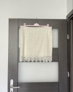 Spódniczka damska koronkowa kremowa H&M rozmiar 44