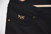 uciągliwe spodnie damskie logo Pinko r. M