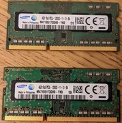 PAMIĘĆ RAM SAMSUNG 8GB 2X4 DDR3 PC3L-12800 +GRATIS
