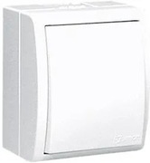 Kontakt Simon Aquarius Łącznik Jednobiegunowy Pojedynczy IP54 Biały