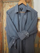 Koszula Męska-Krata-H&M-L-Easy Iron
