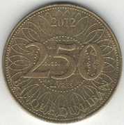 Liban 250 funtów liwrów livres 2012 - 23,5 mm - nr 2