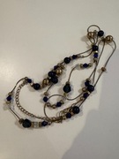 Naszyjnik na metalowej lince