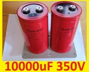 2x KONDENSATORY ELEKTROLITYCZNE 10000 uF 350V FALOWNIK PA