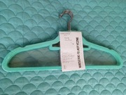 WIESZAKI SMUKEE  5-pak TURKUSOWE antypoślizg. NOWE