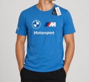 BMW koszulka M Motorsport, niebieska rozmiar XL
